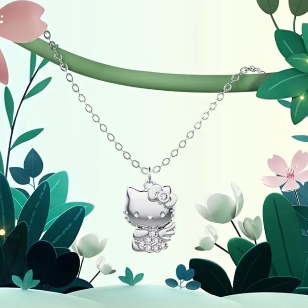 Hello Kitty Silver Necklace - Picture 2 of 5